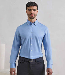 Premier Supreme Long Sleeve Oxford Shirt PR284 - PR284 Oxford Blue Model