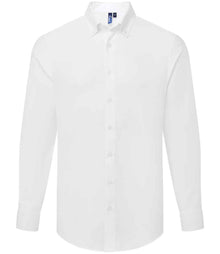 Premier Supreme Long Sleeve Oxford Shirt PR284 - White