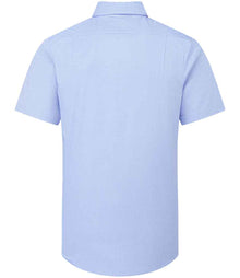 Premier Supreme Short Sleeve Oxford Shirt PR286 - PR286 Oxford Blue Back