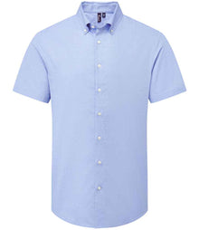 Premier Supreme Short Sleeve Oxford Shirt PR286 - Oxford Blue