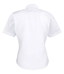 Premier Ladies Short Sleeve Pilot Shirt PR312 - PR312 White Back
