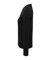 Premier Ladies Long John Roll Sleeve T-Shirt PR318 - PR318 Black Side