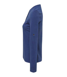 Premier Ladies Long John Roll Sleeve T-Shirt PR318 - PR318 Indigo Denim Side