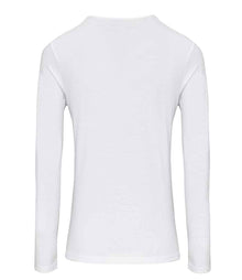 Premier Ladies Long John Roll Sleeve T-Shirt PR318 - PR318 White Back