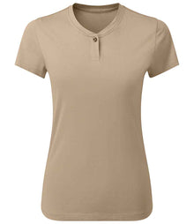Premier Ladies Cotton Rich Comis T-Shirt PR319 - Khaki