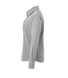 Premier Ladies Gingham Long Sleeve Shirt PR320 - PR320 Black/White Side