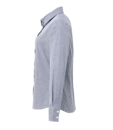Premier Ladies Gingham Long Sleeve Shirt PR320 - PR320 Navy/White Side