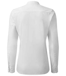 Premier Ladies Banded Collar Grandad Shirt PR358 - PR358 White Back