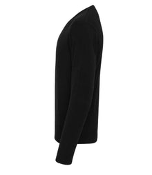 Premier Essential Acrylic V Neck Sweater PR400 - PR400 Black Side