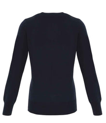 Premier Ladies Essential Acrylic V Neck Cardigan PR402 - PR402 Navy Back