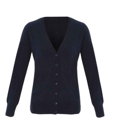 Premier Ladies Essential Acrylic V Neck Cardigan PR402 - Navy