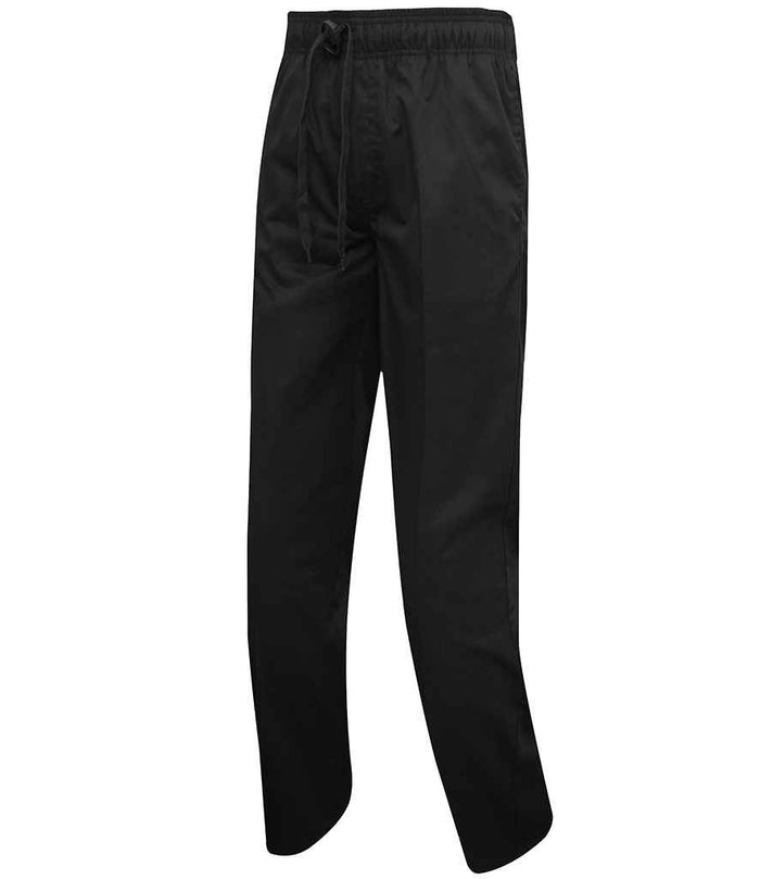 Premier Select Slim Leg Chef's Trousers PR554 - Black