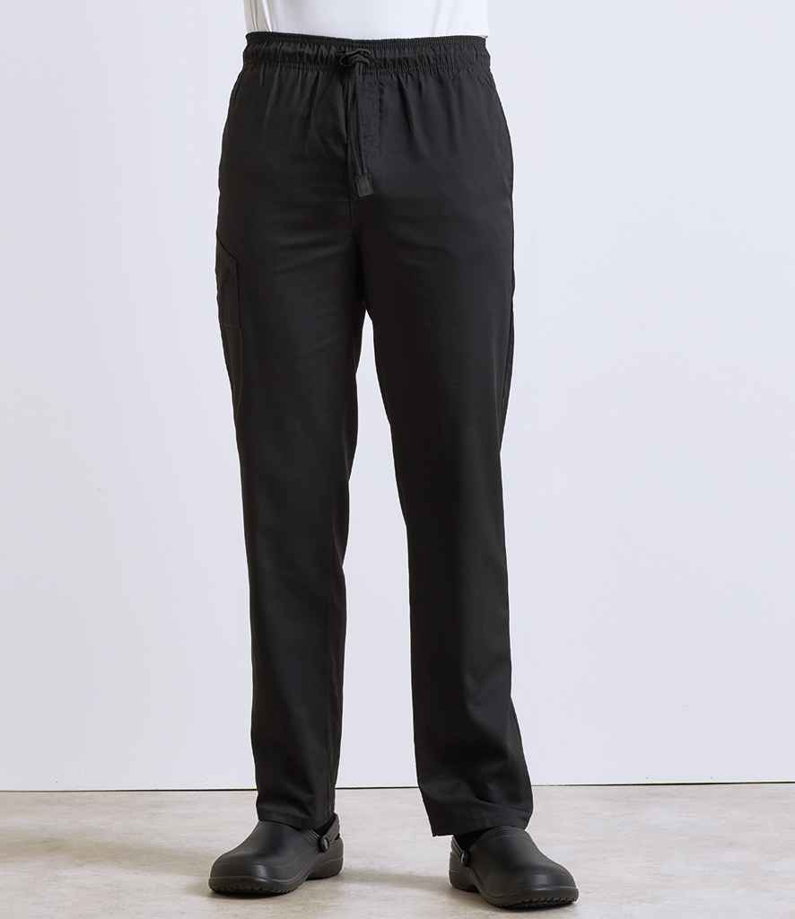 Premier Select Slim Leg Chef's Trousers PR554 - PR554 Black Model