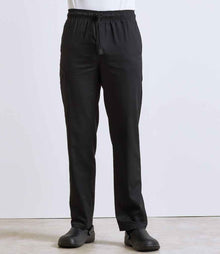 Premier Select Slim Leg Chef's Trousers PR554 - PR554 Black Model