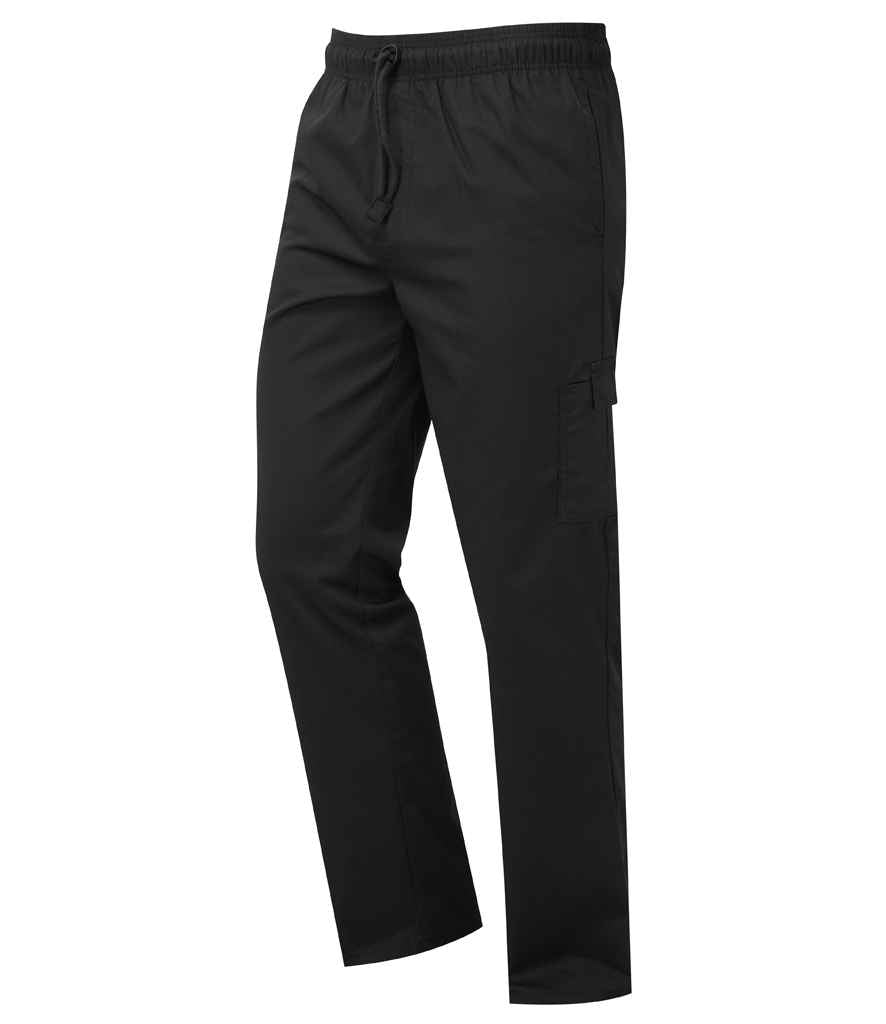 Premier Essential Chef's Cargo Trousers PR555 - Black