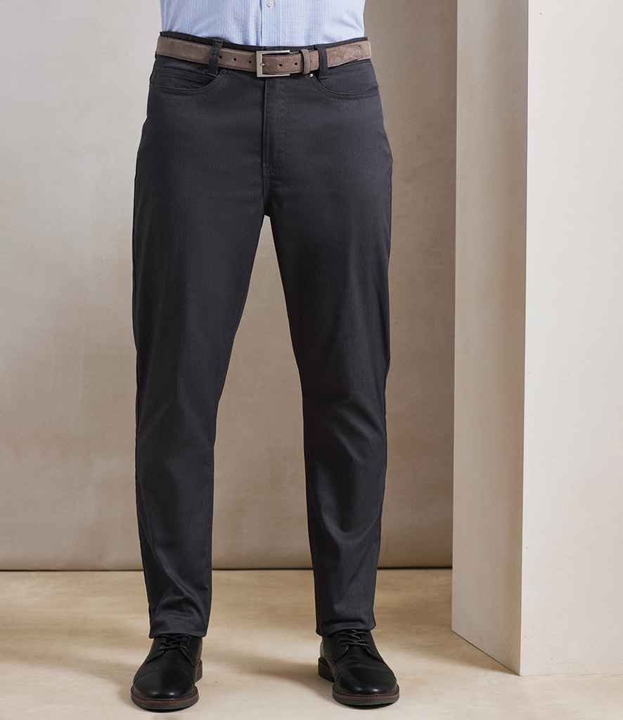 Premier Performance Chino Jeans PR560 - PR560 Charcoal Model