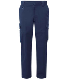 Premier Unisex Stretchchecker Work Cargo Trousers PR565 - Navy