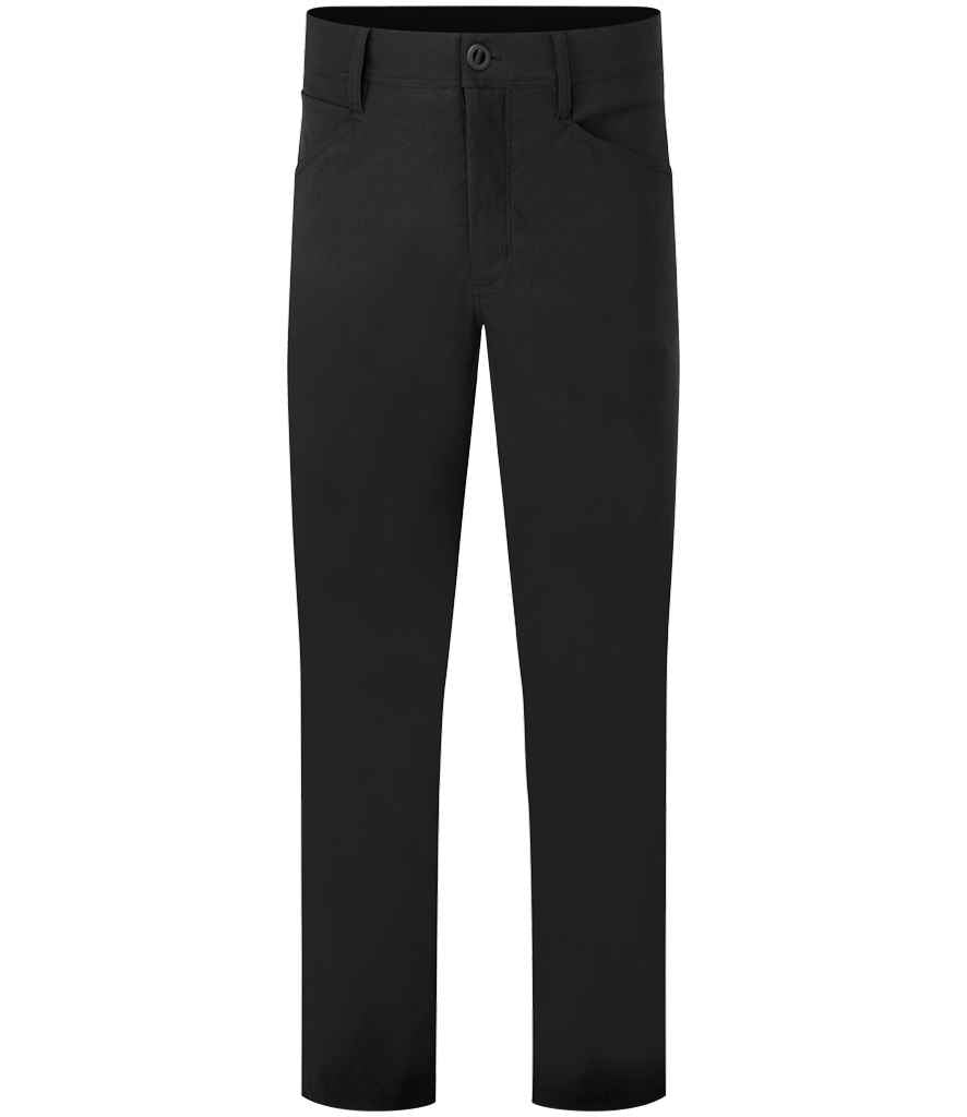 Premier Unisex Stretchchecker Adapt Trousers PR566 - Black