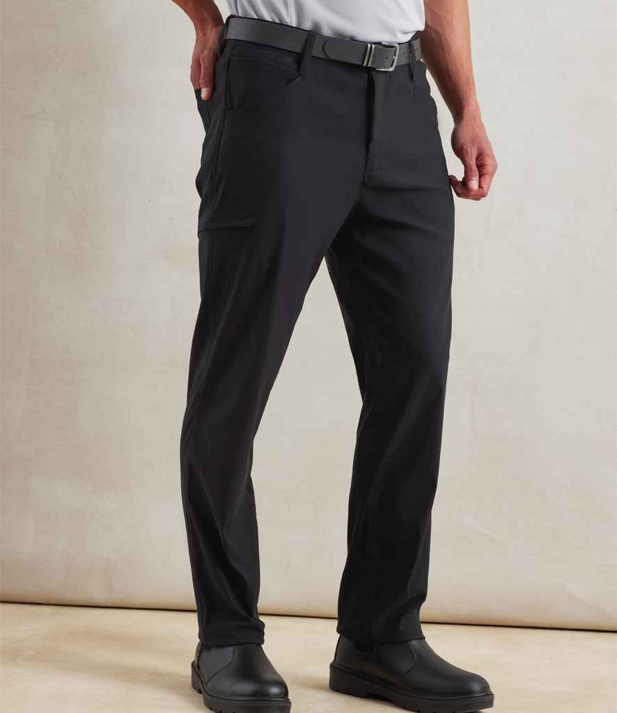 Premier Unisex Stretchchecker Adapt Trousers PR566 - PR566 Black Model