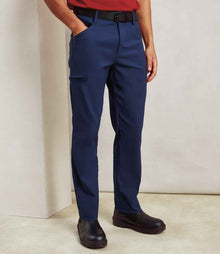 Premier Unisex Stretchchecker Adapt Trousers PR566 - PR566 Navy Model