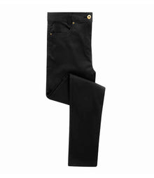 Premier Ladies Performance Chino Jeans PR570 - Black