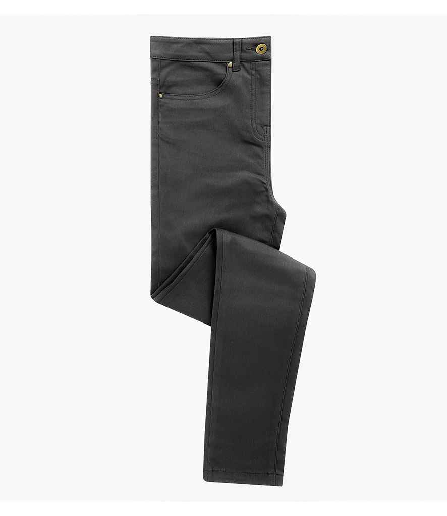 Premier Ladies Performance Chino Jeans PR570 - Charcoal