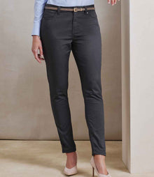 Premier Ladies Performance Chino Jeans PR570 - PR570 Charcoal Model