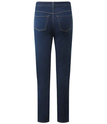 Premier Workready Ladies Straight Leg Jeans PR577 - PR577 Always Indigo Back