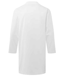 Premier Essential 3 Pocket Work Coat PR603 - PR603 White Back