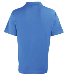 Premier Stud Piqué Polo Shirt PR610 - PR610 Royal Blue Back