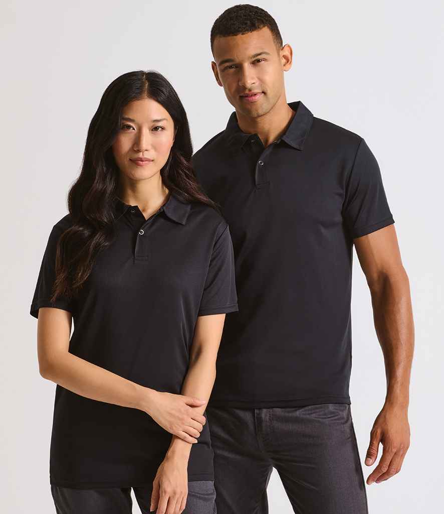 Premier Coolchecker® Stud Piqué Polo Shirt PR612 - PR612 Black Model