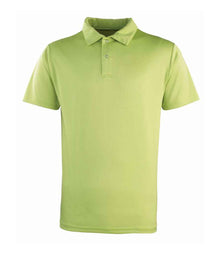 Premier Coolchecker® Stud Piqué Polo Shirt PR612 - Lime Green