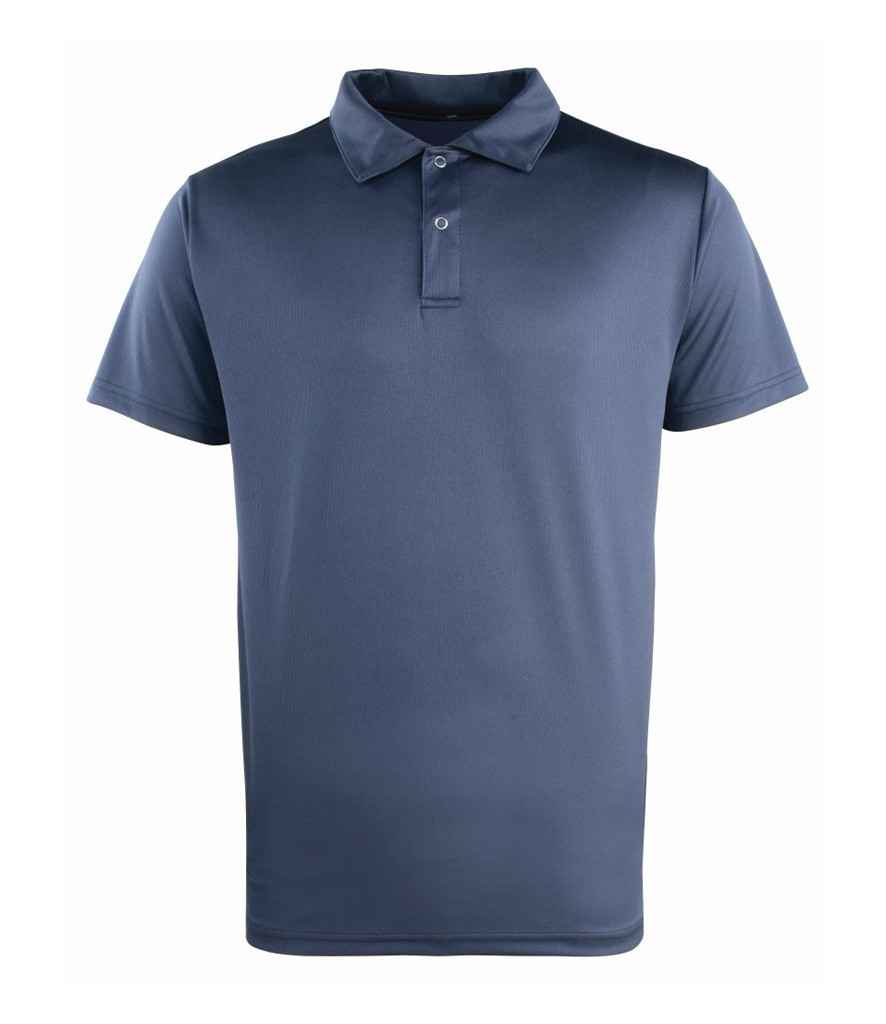 Premier Coolchecker® Stud Piqué Polo Shirt PR612 - Navy