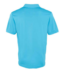 Premier Coolchecker® Piqué Polo Shirt PR615 - PR615 Turquoise Blue Back