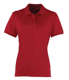 Premier Ladies Coolchecker® Piqué Polo Shirt PR616 - Burgundy