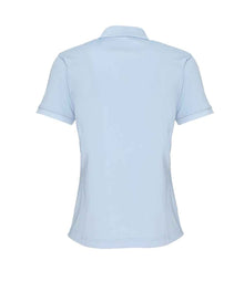 Premier Ladies Coolchecker® Piqué Polo Shirt PR616 - PR616 Light Blue Back