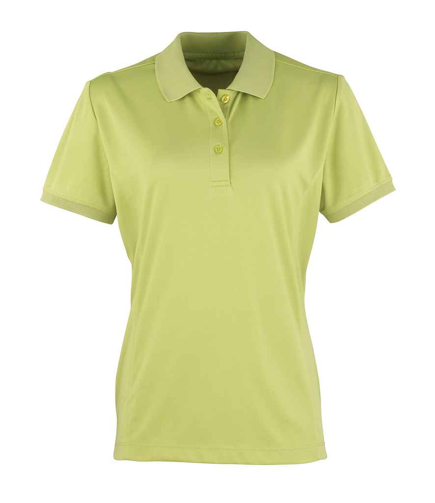 Premier Ladies Coolchecker® Piqué Polo Shirt PR616 - Lime Green