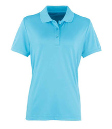 Premier Ladies Coolchecker® Piqué Polo Shirt PR616 - Turquoise Blue