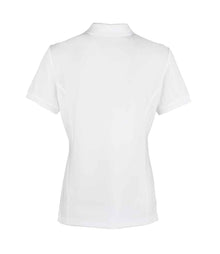 Premier Ladies Coolchecker® Piqué Polo Shirt PR616 - PR616 White Back