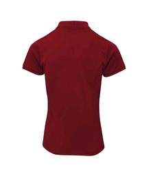 Premier Ladies Coolchecker® Plus Piqué Polo Shirt PR632 - PR632 Burgundy Back