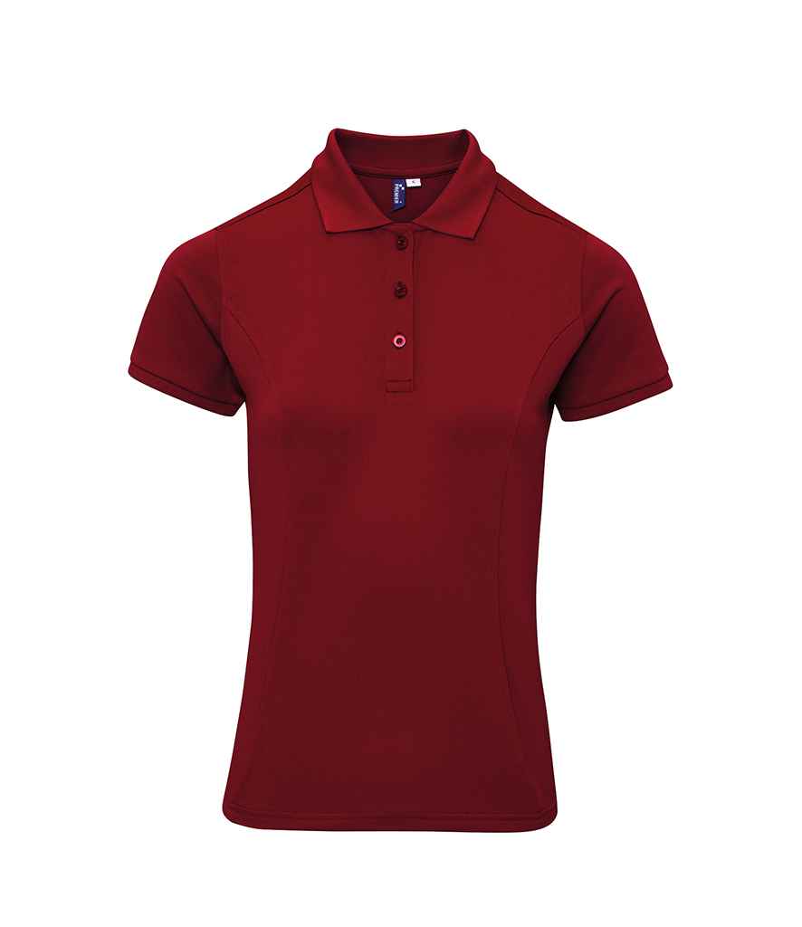 Premier Ladies Coolchecker® Plus Piqué Polo Shirt PR632 - Burgundy