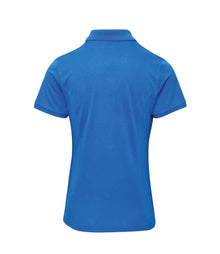 Premier Ladies Coolchecker® Plus Piqué Polo Shirt PR632 - PR632 Sapphire Blue Back