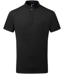 Premier Essential Coolchecker® Short Sleeve Chef's Shirt PR646 - Black