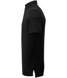 Premier Essential Coolchecker® Short Sleeve Chef's Shirt PR646 - PR646 Black Side