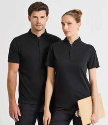 Premier Essential Coolchecker® Short Sleeve Chef's Shirt PR646 - PR646 Black Model