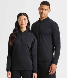 Premier Essential Coolchecker® Long Sleeve Chef's Shirt PR647 - PR647 Black Model
