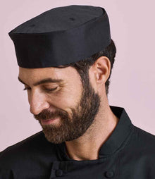 Premier Turn-Up Chef's Hat PR648 - PR648 Black Model