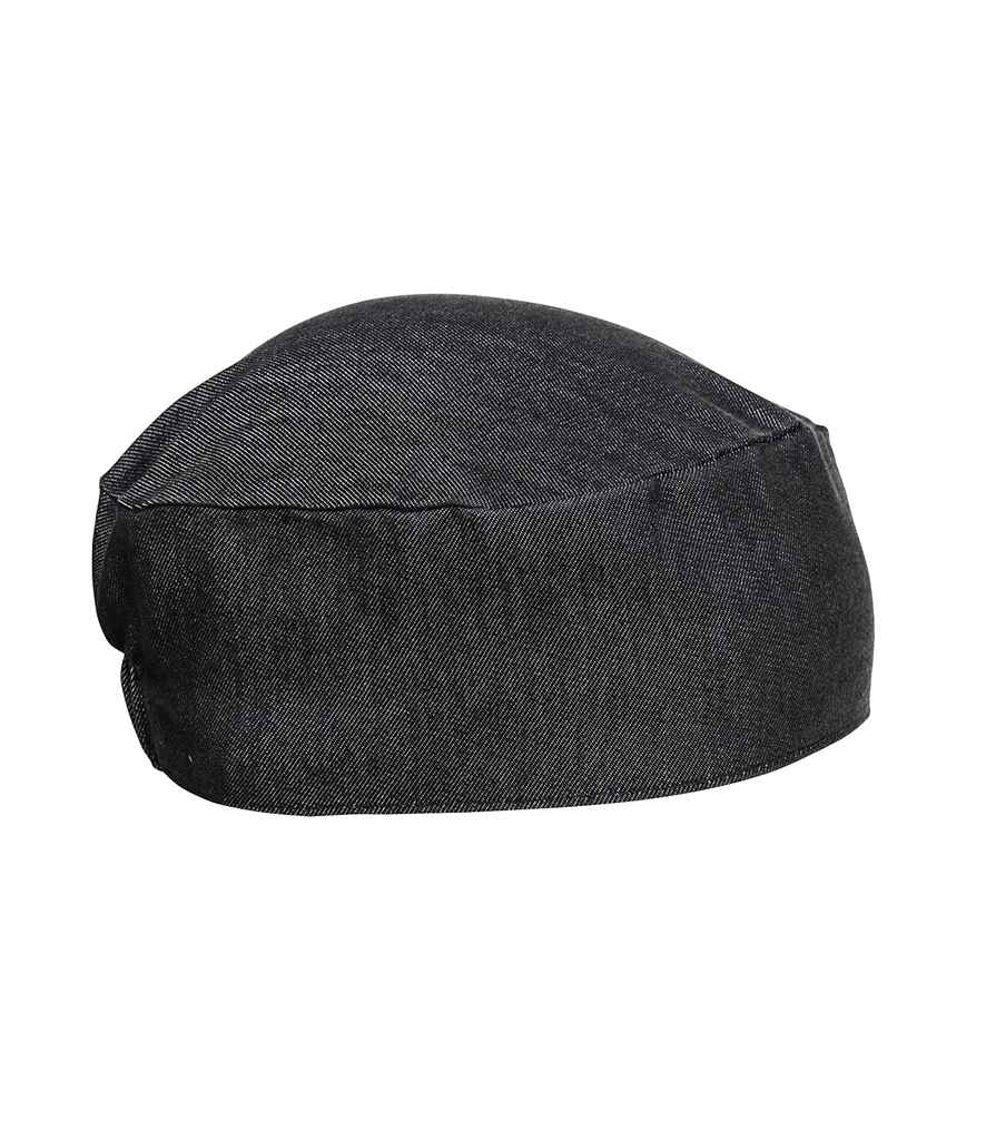 Premier Chef's Skull Cap PR653 - Black Denim