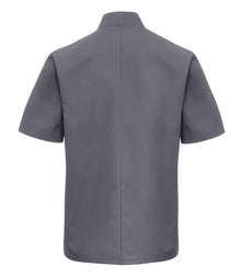 Premier Short Sleeve Chef's Jacket PR656 - PR656 Steel Back