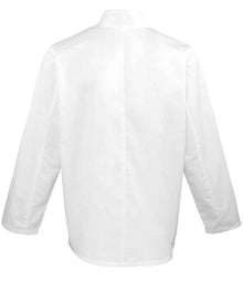 Premier Long Sleeve Chef's Jacket PR657 - PR657 White Back